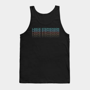 Vintage Proud Name Lance Sports Birthday Retro Tank Top